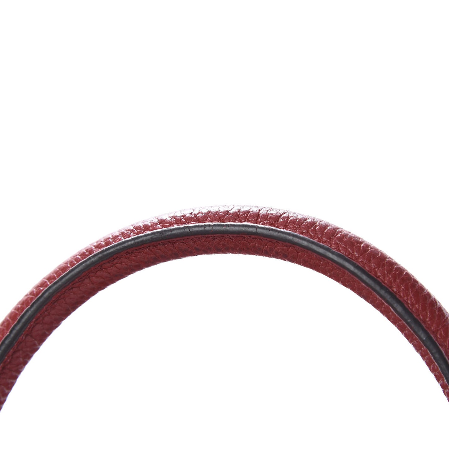 Drummed Calfskin Micro Luggage Coquelicot