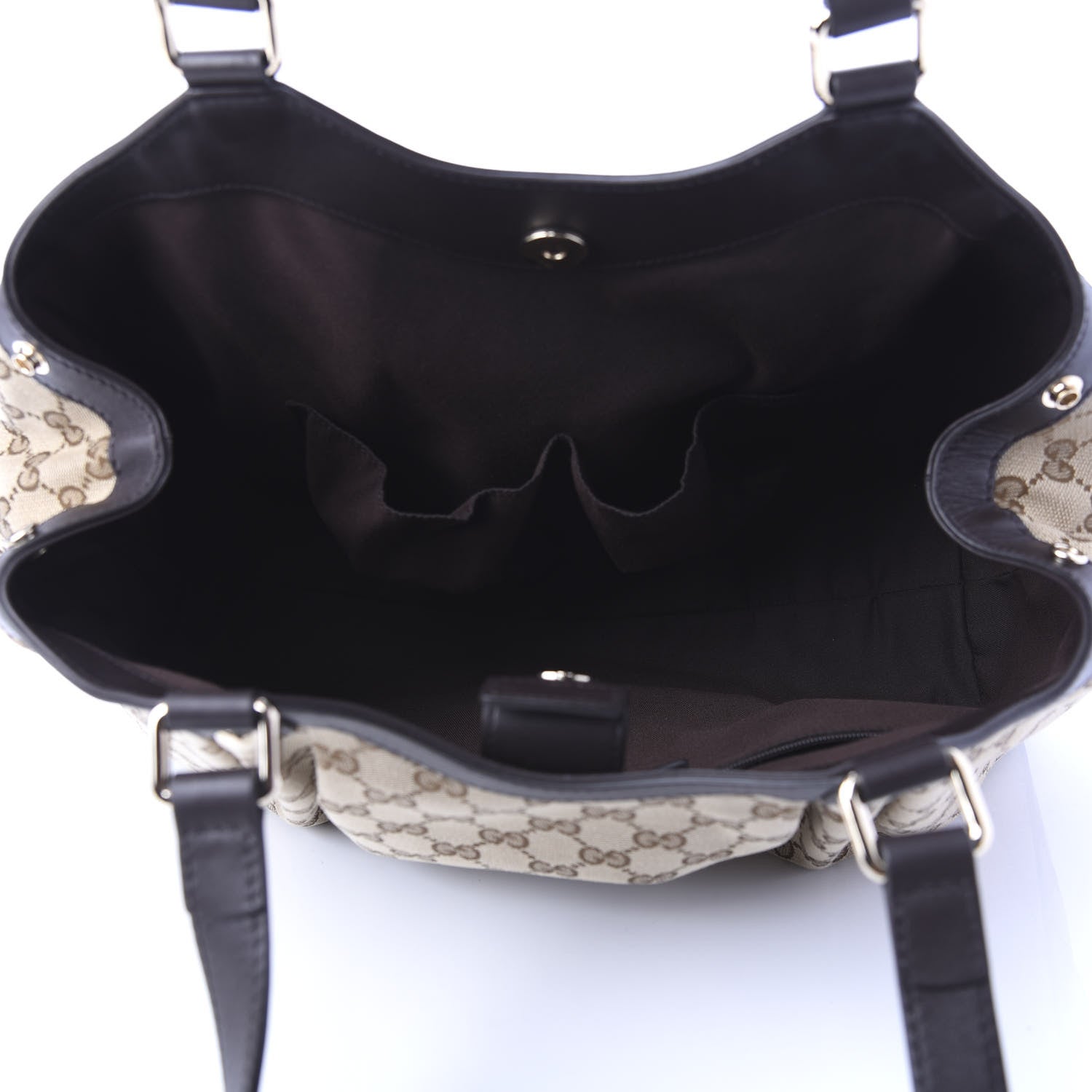 Gucci Monogram Shoulder Bag Dark Brown 5 of 10