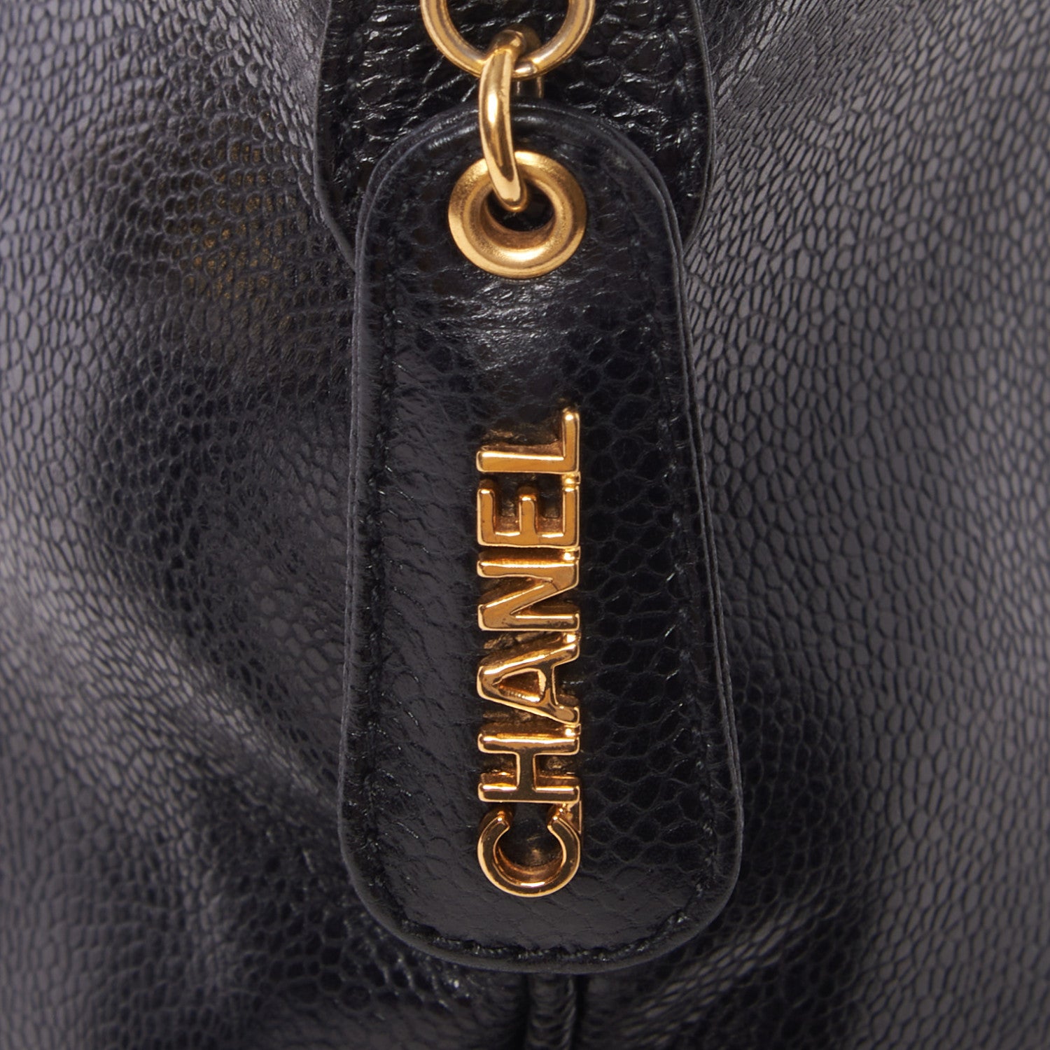 Chanel Caviar CC Shoulder Bag Black 8 of 9