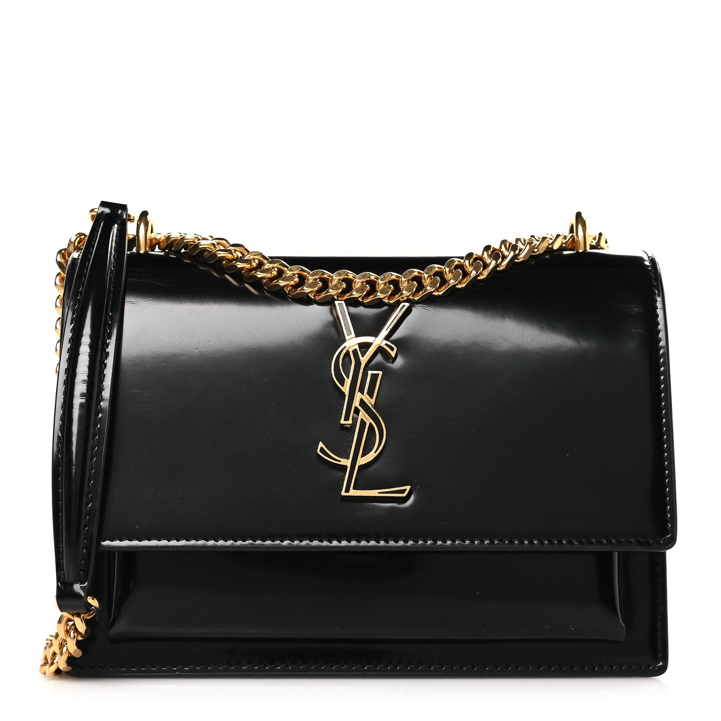 Patent Small Monogram Sunset Black