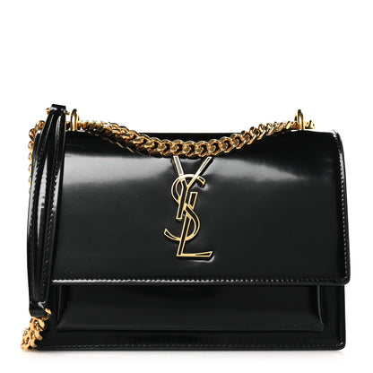 Saint Laurent Patent Small Monogram Sunset Black 1 of 9