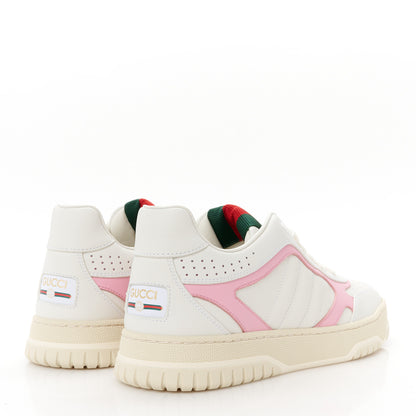Gucci Calfskin Womens Re-Web Sneakers 38 White Pink 4 of 11