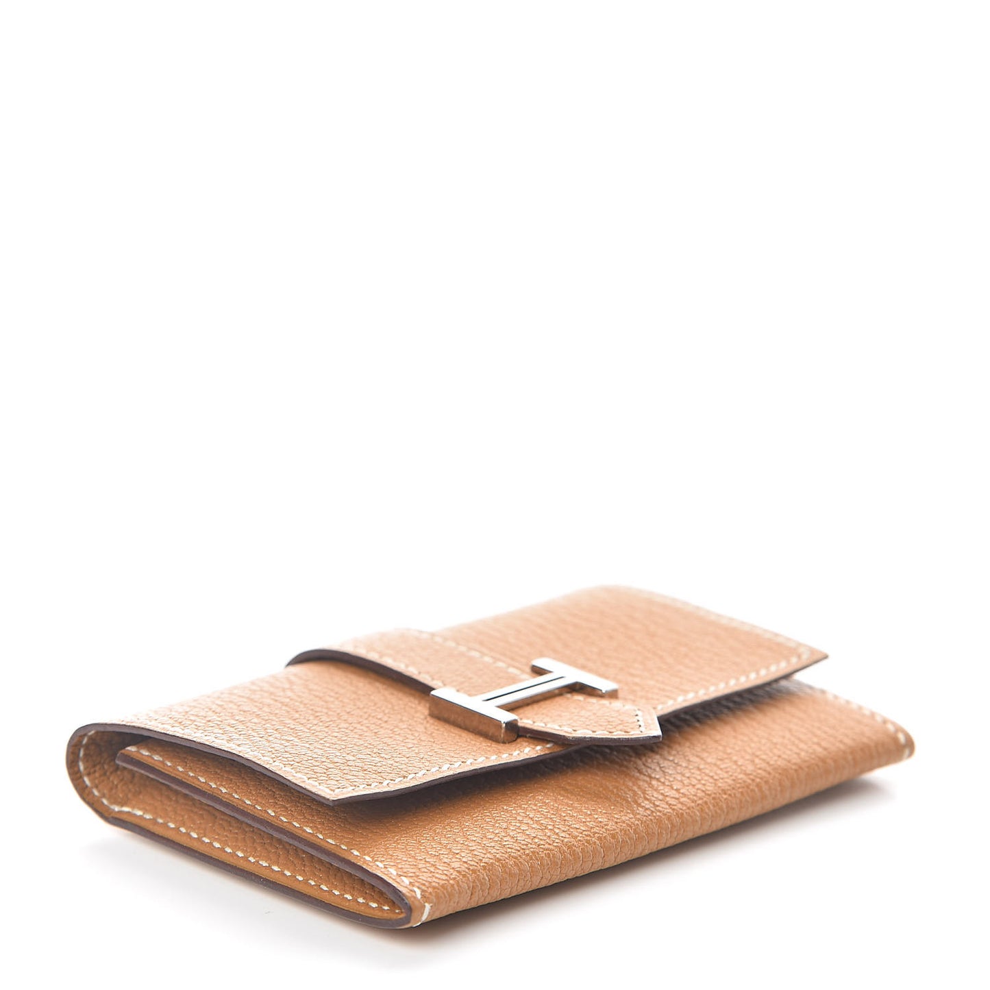 Chevre Mysore Bearn Card Case Wallet Sable
