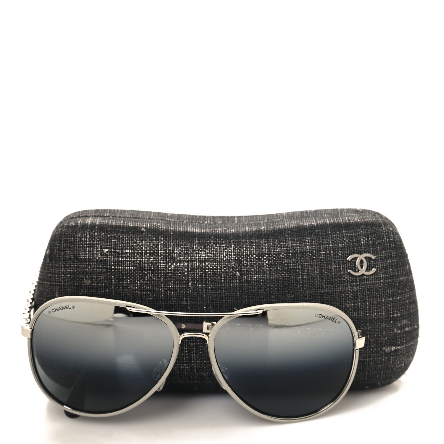 Chanel Pilot Winter Sunglasses 4219-Q White 8 of 8
