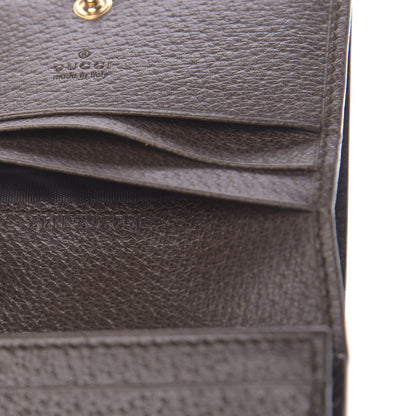 Gucci GG Supreme Monogram Bengal Card Case Beige Pink 7 of 11