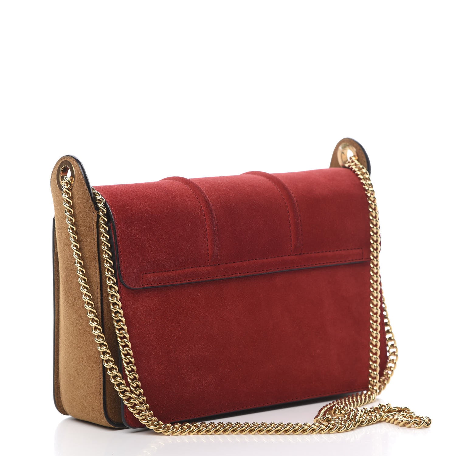 Lanvin Suede Color Block Small Jiji Shoulder Bag Multicolor 3 of 10