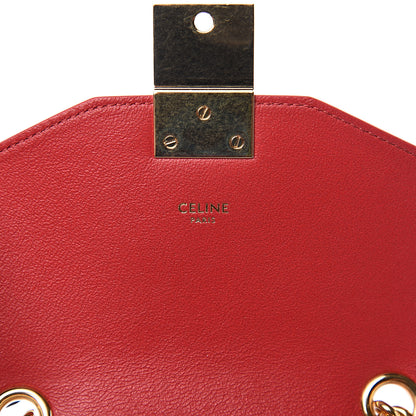 Celine Shiny Calfskin Small C Bag Red 5 of 9
