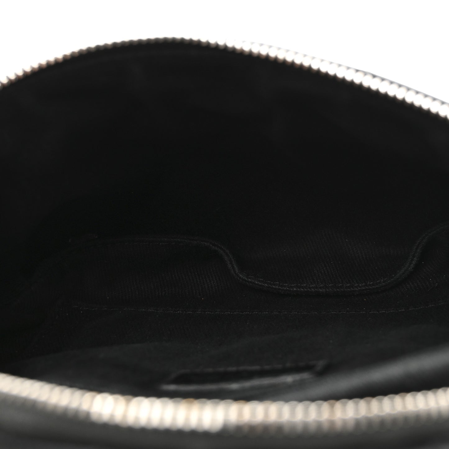 Grained Calfskin Quilted Waist Belt Bag Black