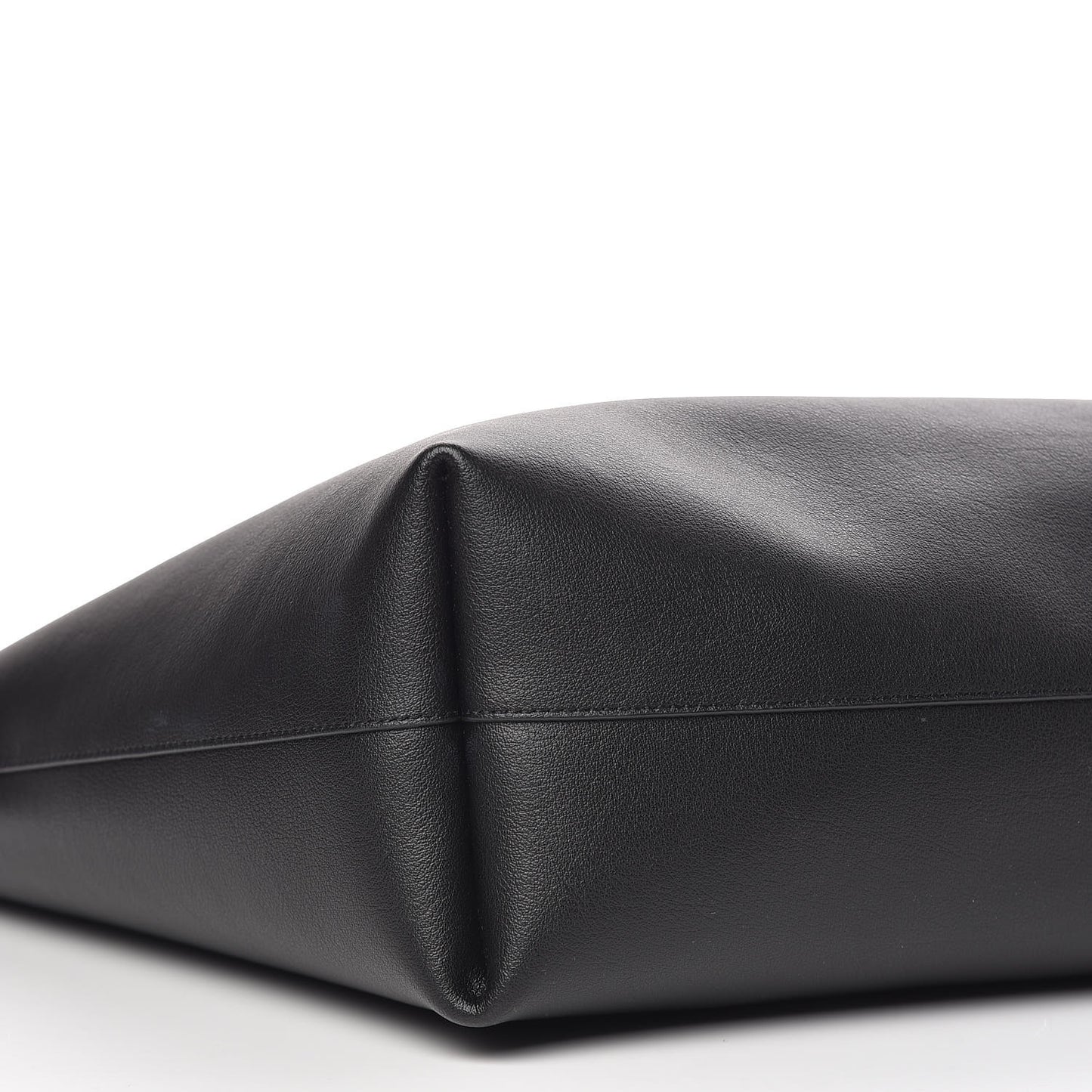 Calfskin Large Shopping Tote Black