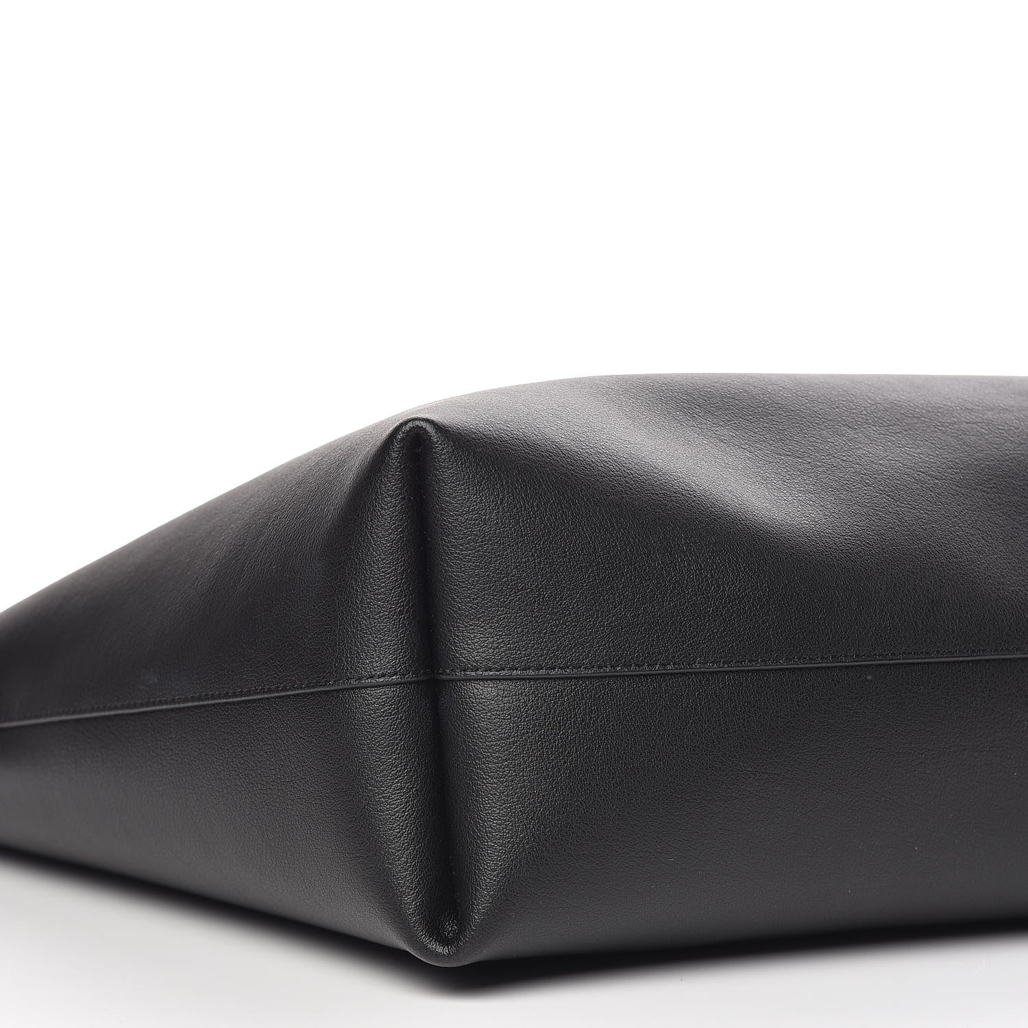 Saint Laurent Calfskin Large Shopping Tote Black 10 of 11