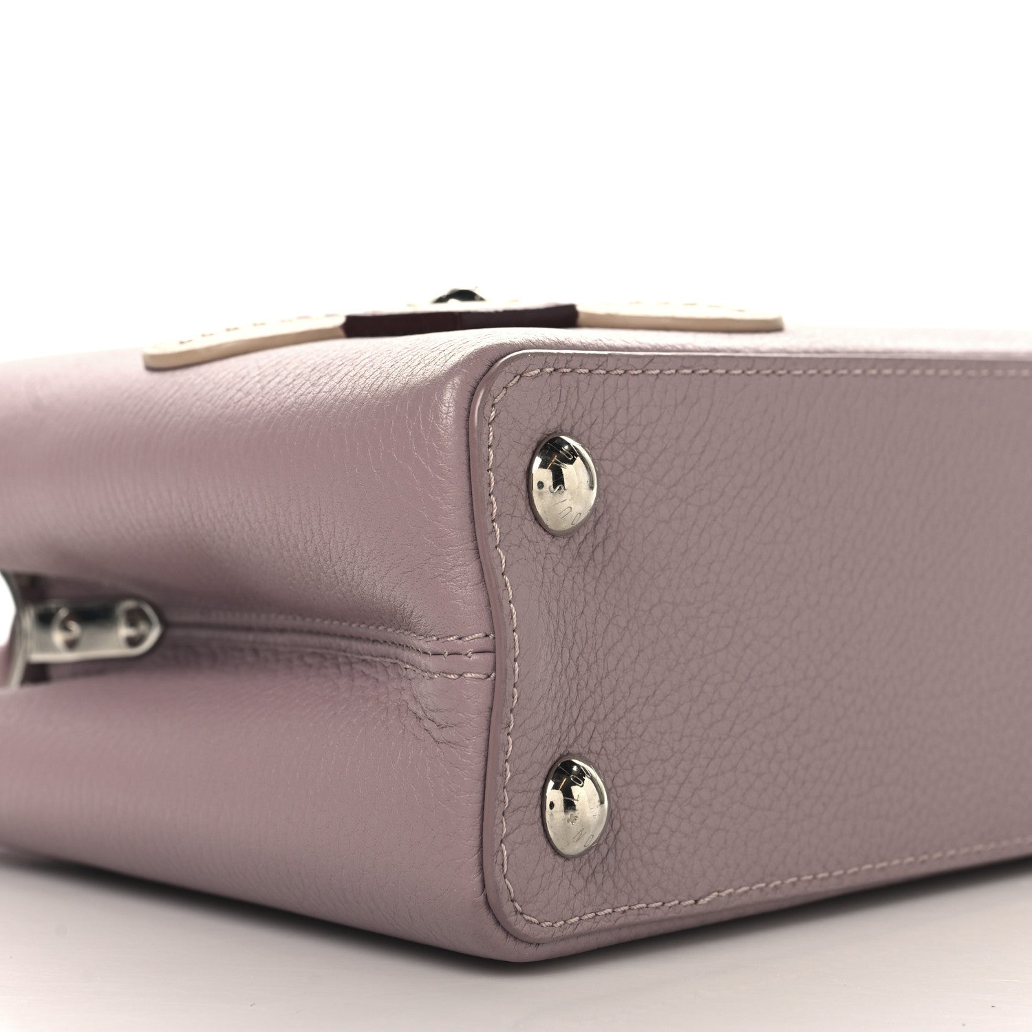 Louis Vuitton Taurillon Iris Blossom Capucines BB Light Purple 8 of 10