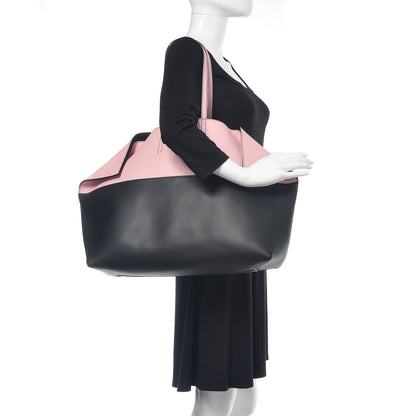 Alexander McQueen Calfskin Butterfly Tote Black Rose 2 of 11
