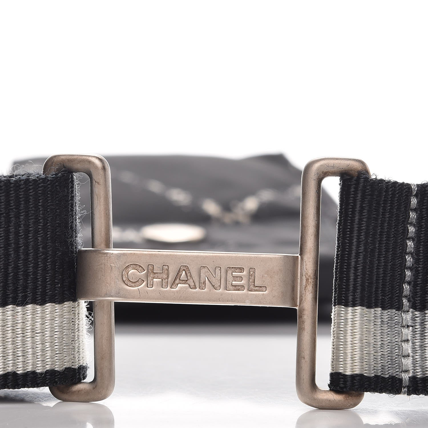 Chanel Nylon Travel Ligne Waist Belt Bag Black 8 of 8