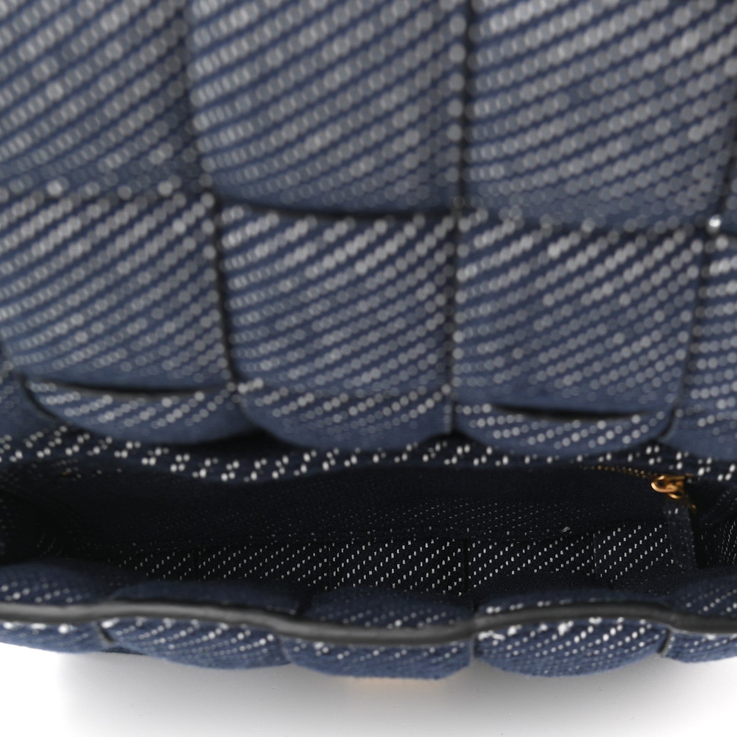Bottega Veneta Denim Maxi Intrecciato Padded Cassette High Frequency Crossbody Bag Indigo 5 of 9