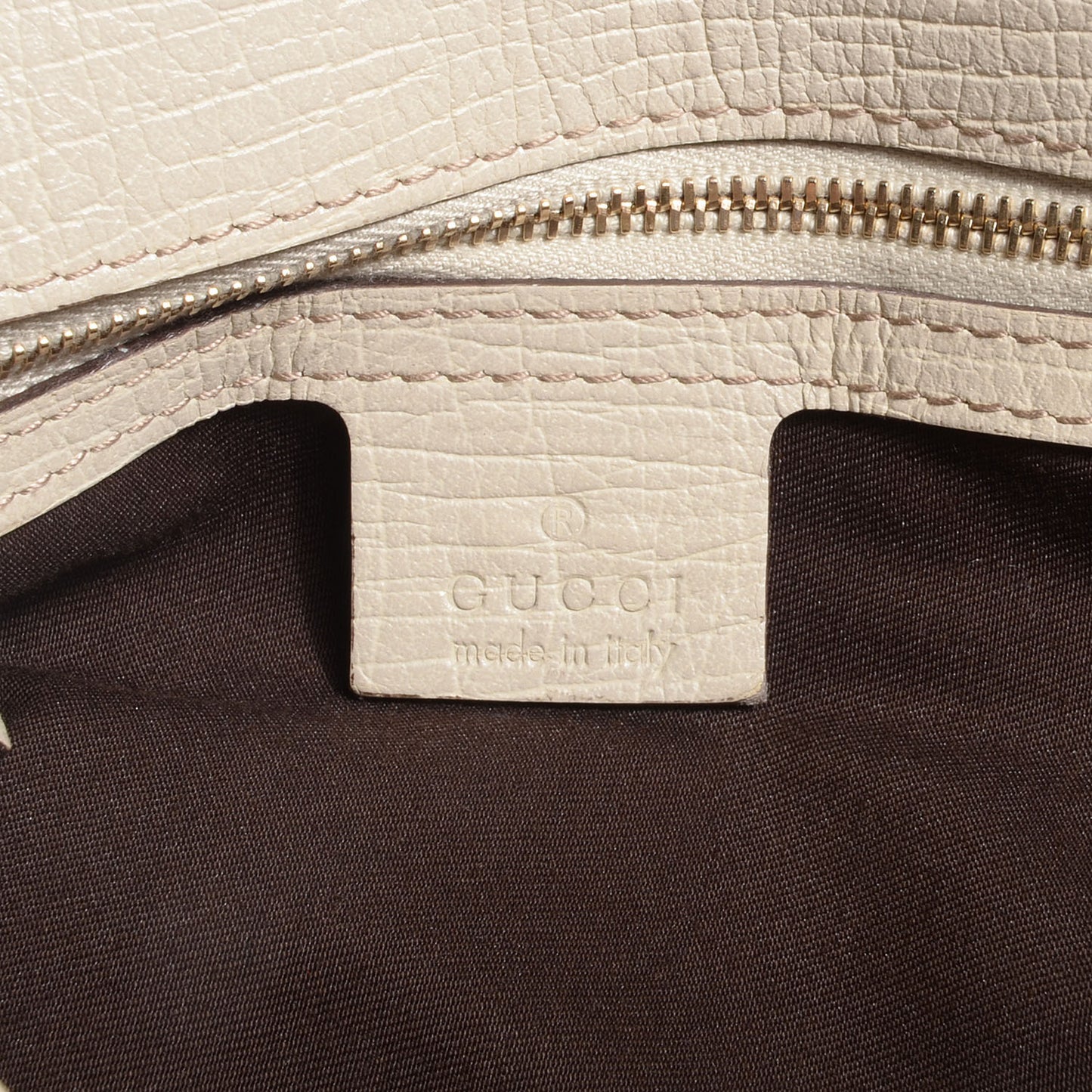 Monogram Large Horsebit Chain Hobo Off White