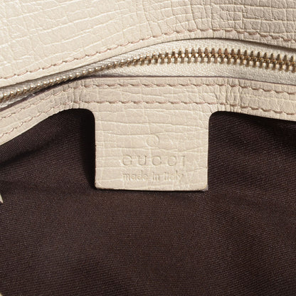 Gucci Monogram Large Horsebit Chain Hobo Off White 6 of 7