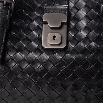 Bottega Veneta Light Calf Intrecciato Small Roma Black 9 of 12