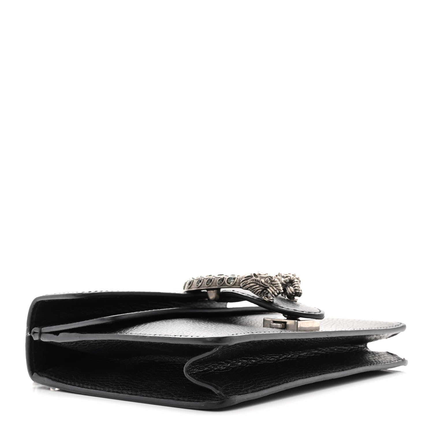 Gucci Calfskin Mini Dionysus Shoulder Bag Black 4 of 12