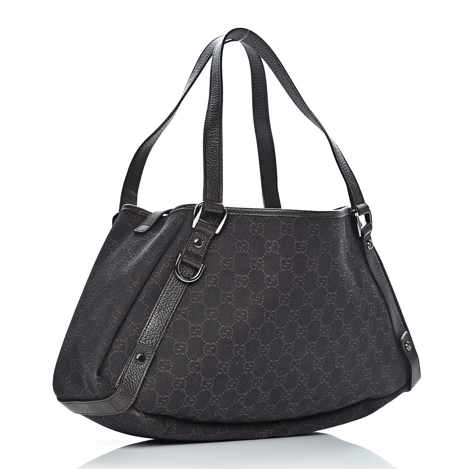 Gucci Monogram Medium Abbey Shoulder Bag Chocolate 3 of 11