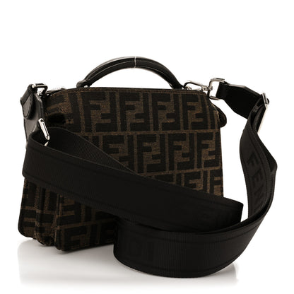Fendi X FRGMT X POKEMON Fabric Jacquard FF 1974 Pokemon Inlay Peekaboo I See U X Cross Satchel Tobacco Moro Multicolor Black 3 of 10