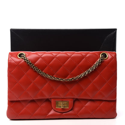 Chanel Lambskin Quilted 2.55 Reissue 226 Flap Red 11 of 11