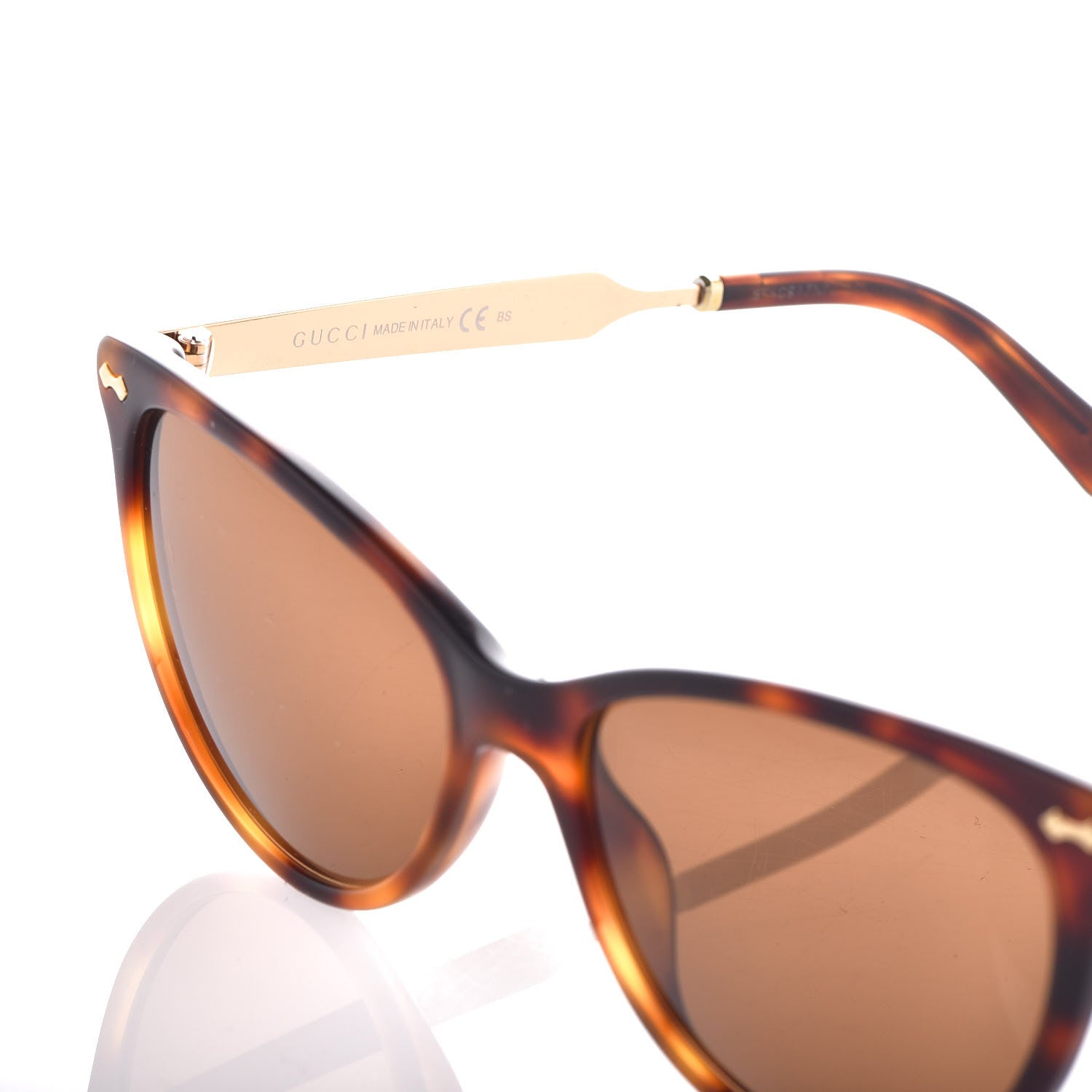 Gucci Cat Eye Sunglasses GG3818 Tortoise 5 of 8