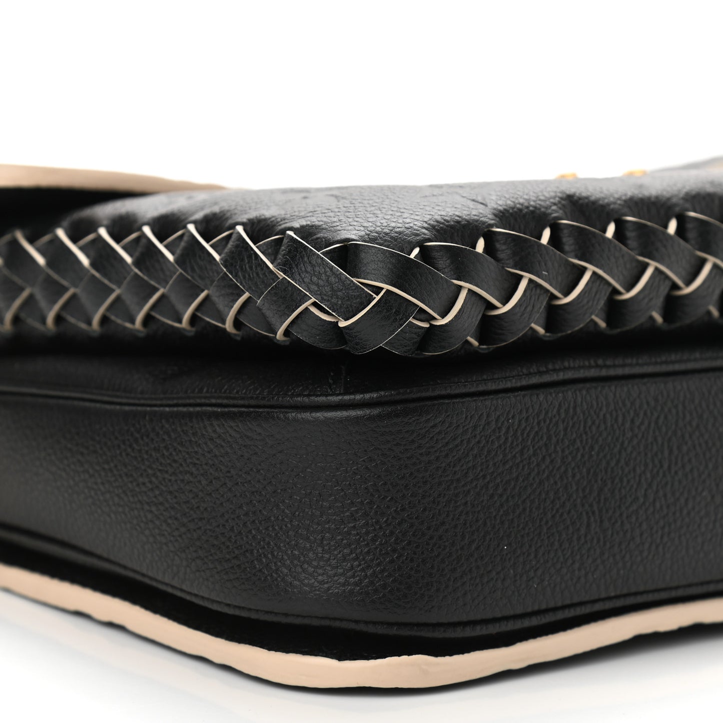 Empreinte Braided Pochette Metis Black
