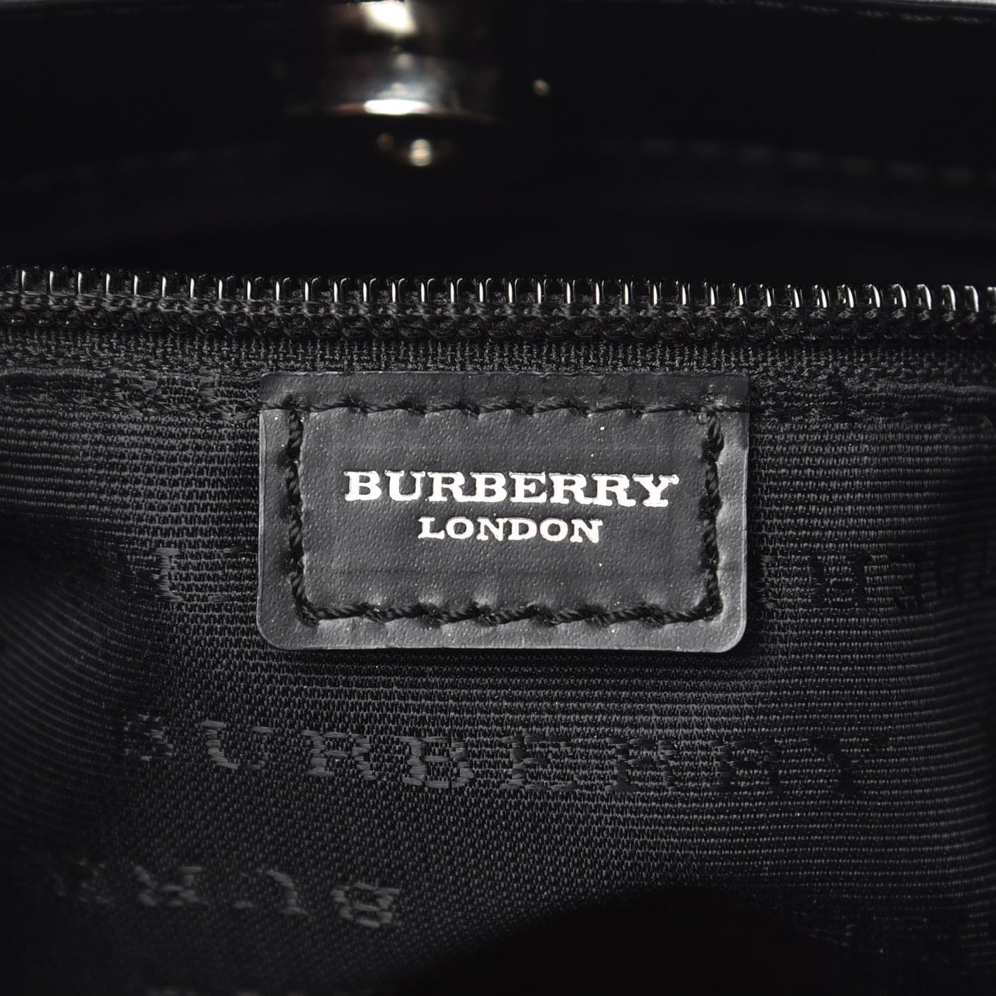 House Check Shoulder Bag Black