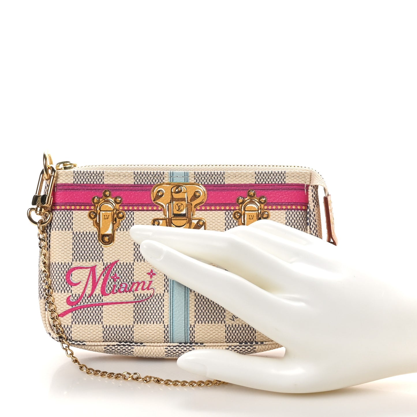 Damier Azur Summer Trunks Miami Mini Pochette Accessories