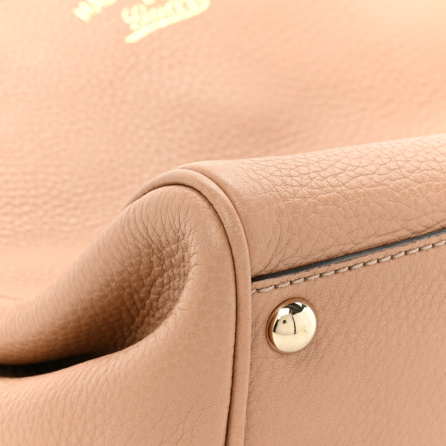 Calfskin Small Bamboo Shopper Tote Camelia
