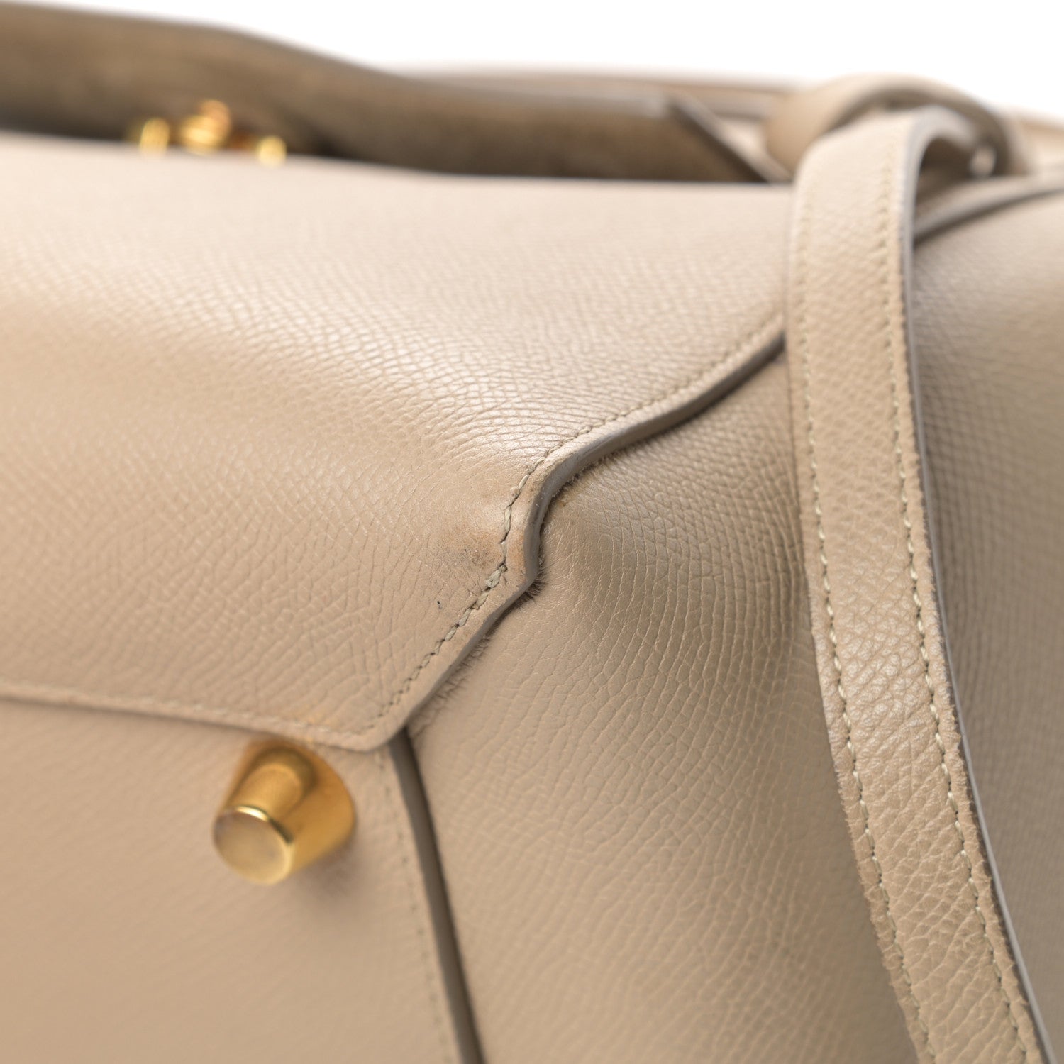 Celine Grained Calfskin Mini Belt Bag Light Taupe 11 of 15