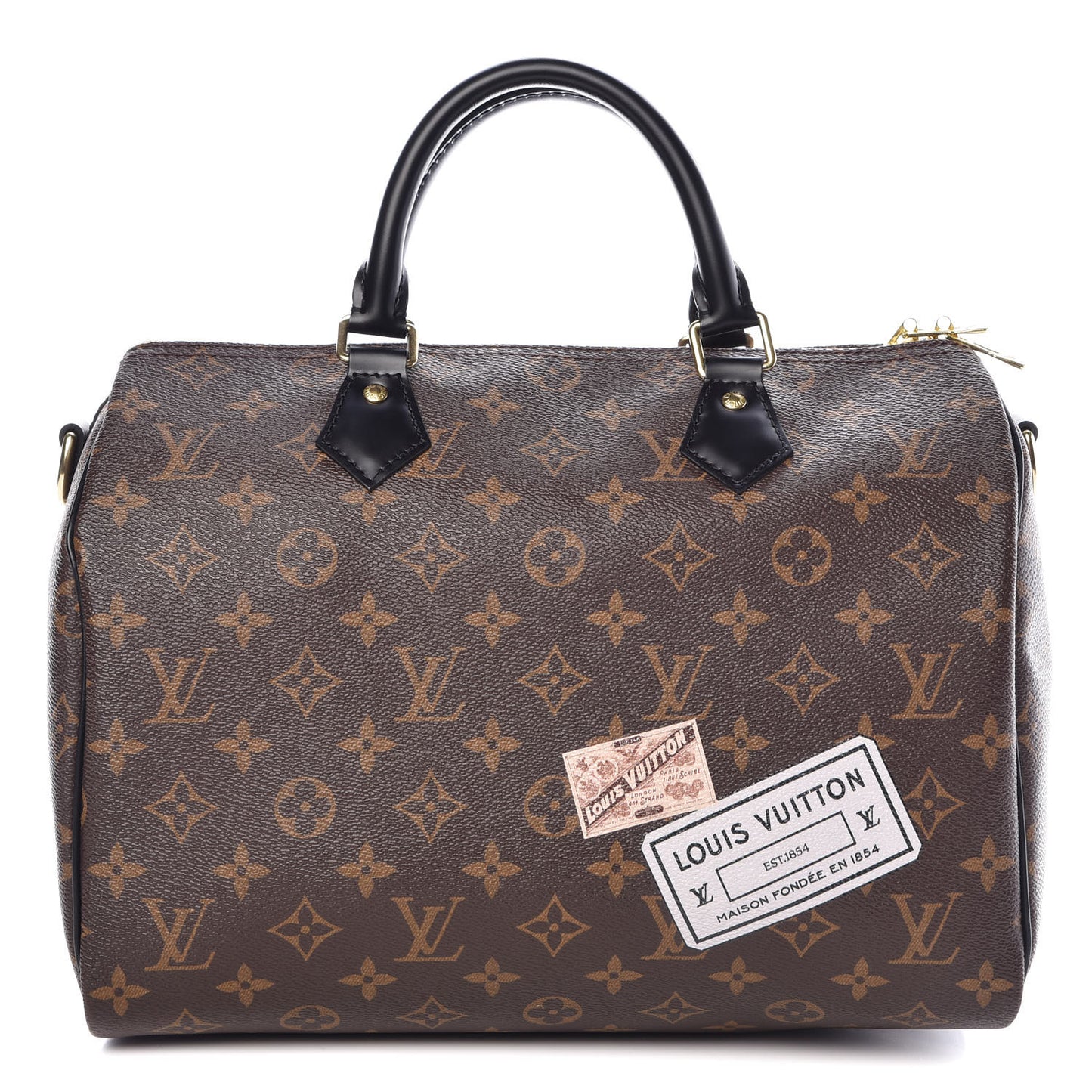 Monogram My World Tour Speedy Bandouliere 30 Black