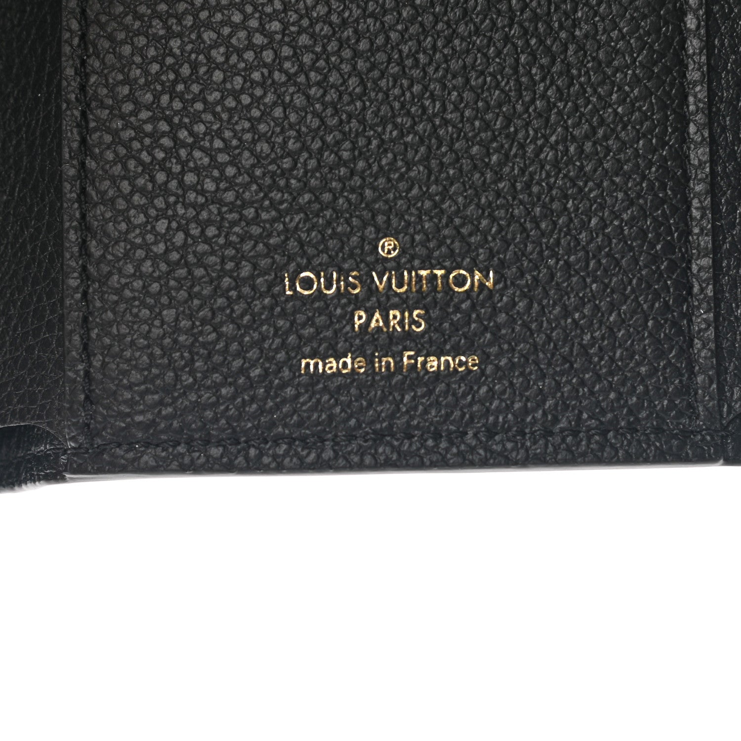 Louis Vuitton Empreinte Monogram Giant Victorine Wallet Black Beige 6 of 7