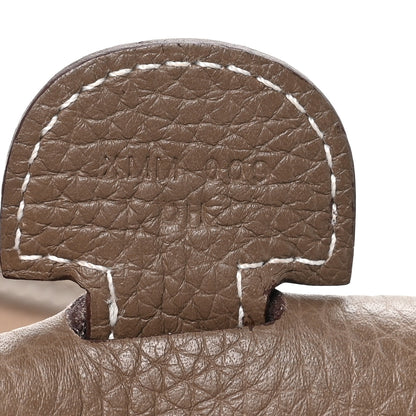 Hermes Taurillon Clemence Evelyne III GM Etoupe 7 of 10