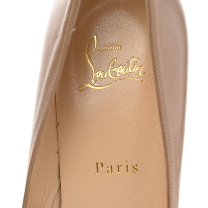 Christian Louboutin Jazz Calfskin Decollete 868 100 Pumps 40.5 Beige 7 of 10