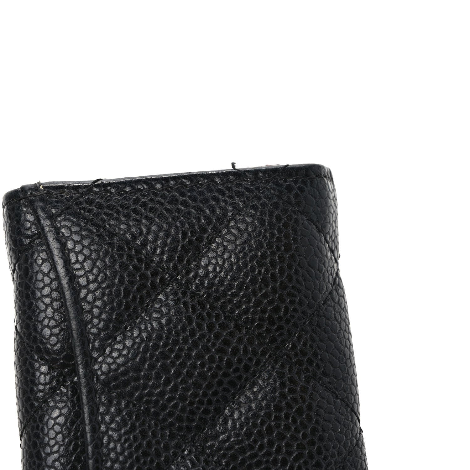Chanel Caviar Quilted 6 Key Holder Black 7 of 10