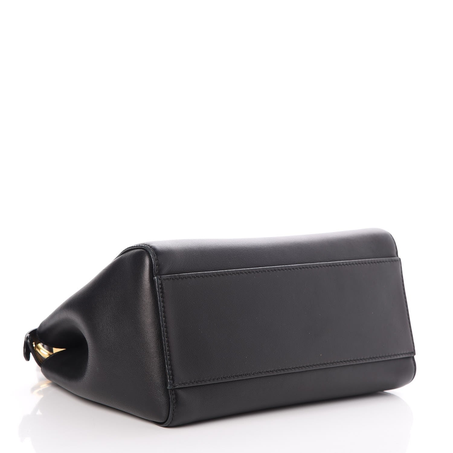 Fendi Nappa Mini Peekaboo Iconic Satchel Black 4 of 9
