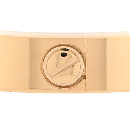 Cartier 18K Yellow Gold 4 Diamond LOVE Bracelet 17 6 of 8