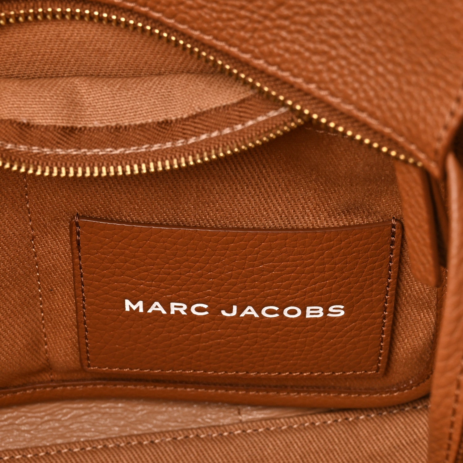 Marc Jacobs Grained Calfskin Medium The Tote Bag Argan Oil 6 of 10