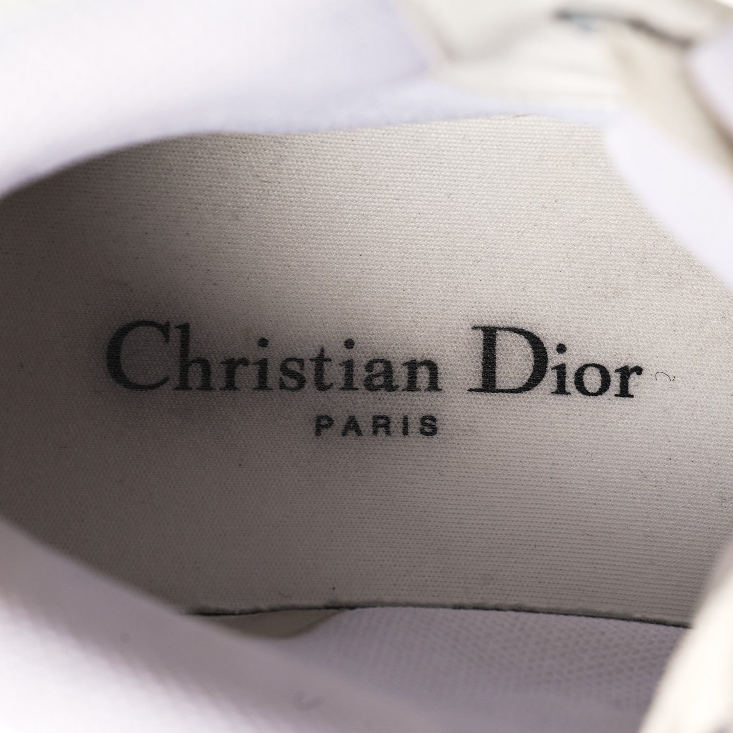 Christian Dior Nylon Fabric Womens D-Player High Top Sneakers 36 White Grey 9 of 11