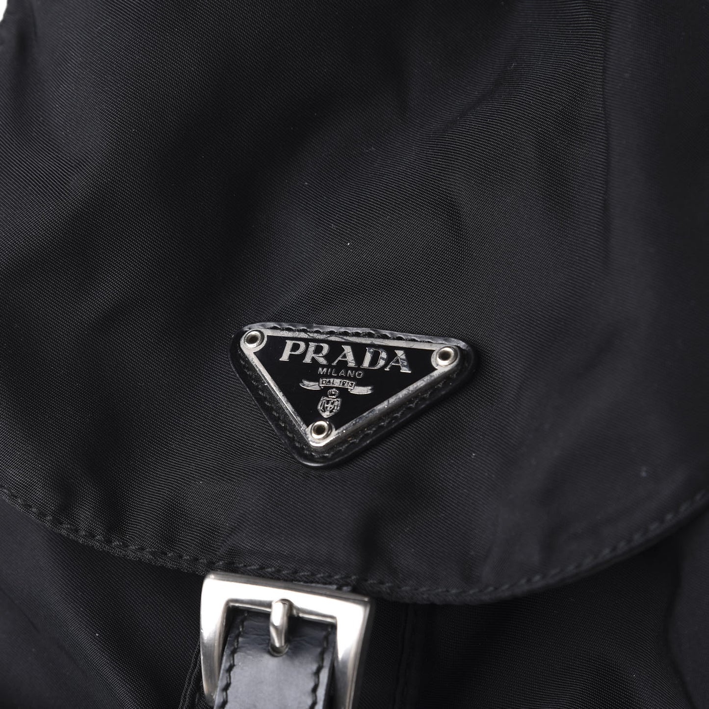 Tessuto Nylon Vela Small Backpack Black