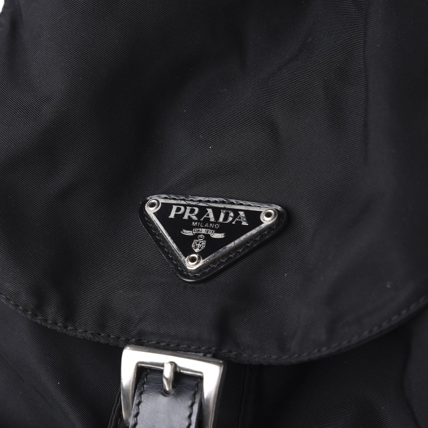 Prada Tessuto Nylon Vela Small Backpack Black 8 of 9
