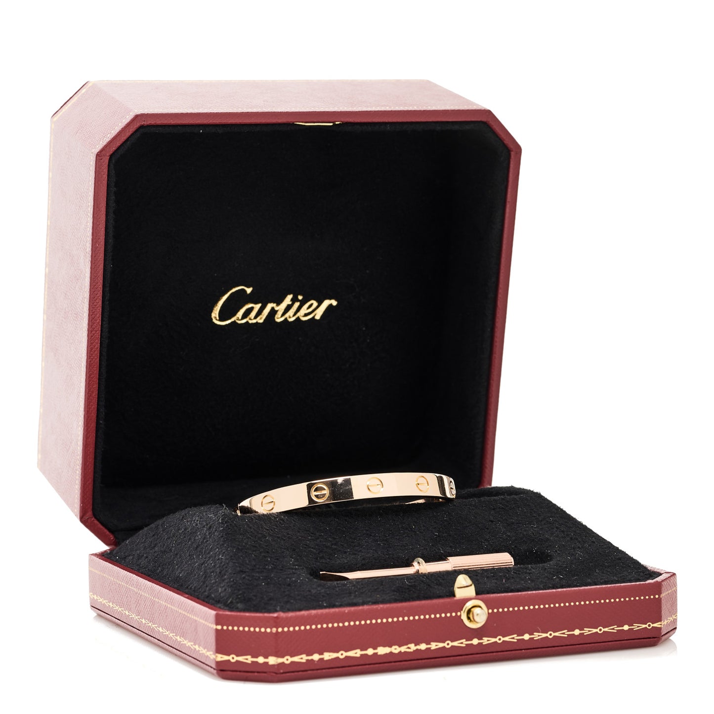 18K Pink Gold LOVE Bracelet 16