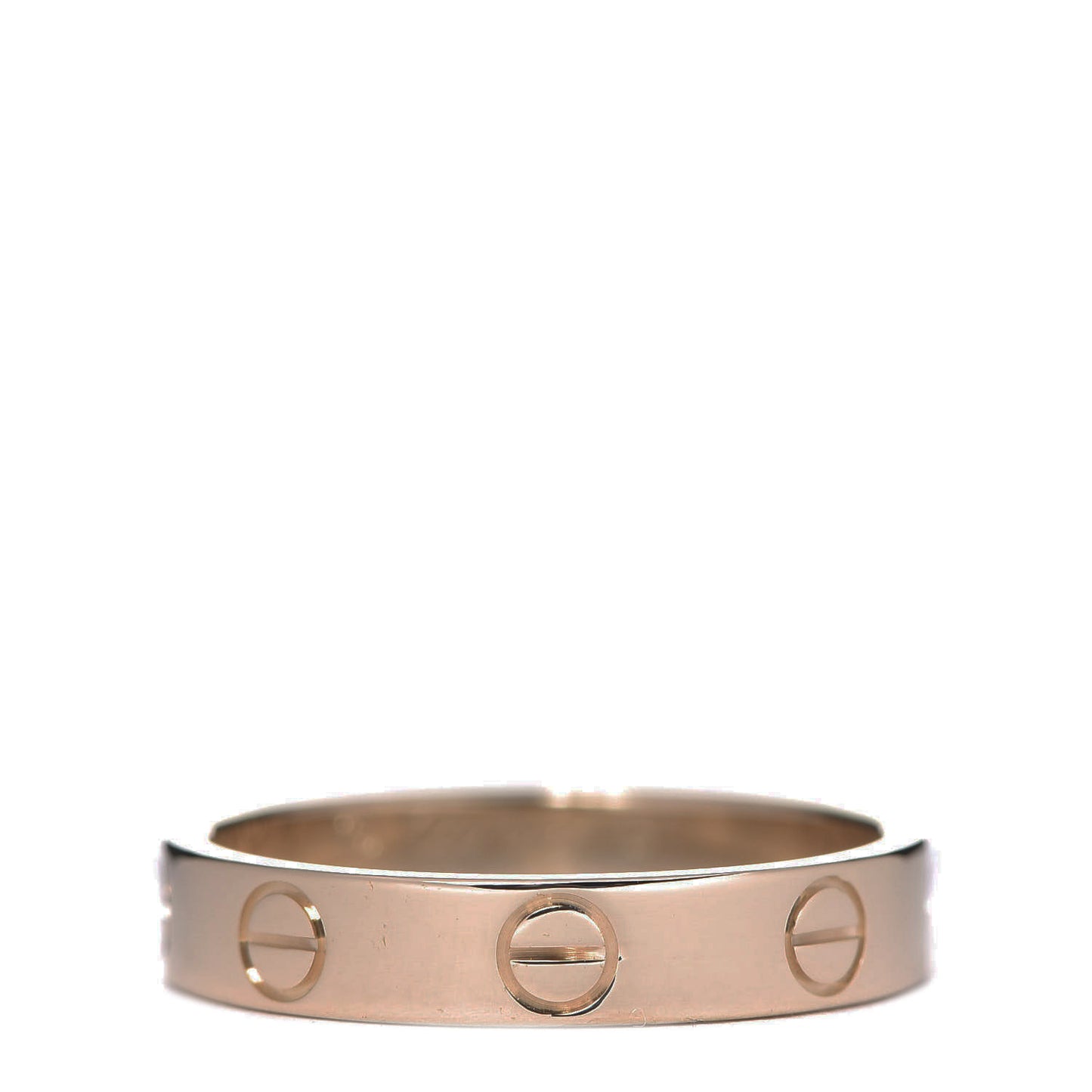 18K Yellow Gold 3.5mm LOVE Wedding Band Ring 51 5.75