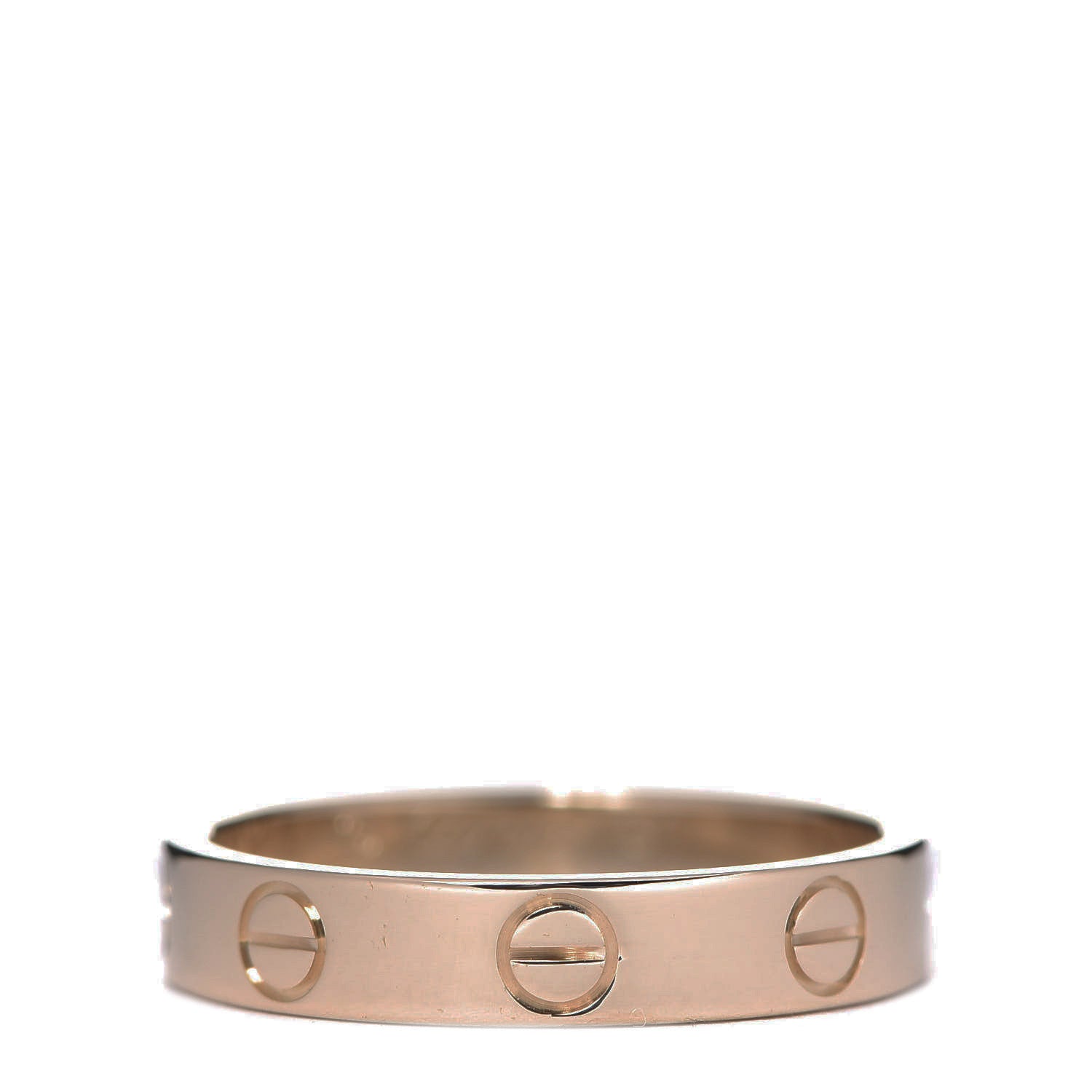 Cartier 18K Yellow Gold 3.5mm LOVE Wedding Band Ring 51 5.75 1 of 3