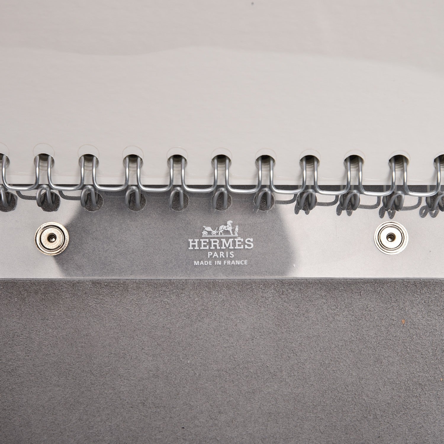 Hermes Togo Ulysse PM Agenda Cover Gris Mouette 8 of 10