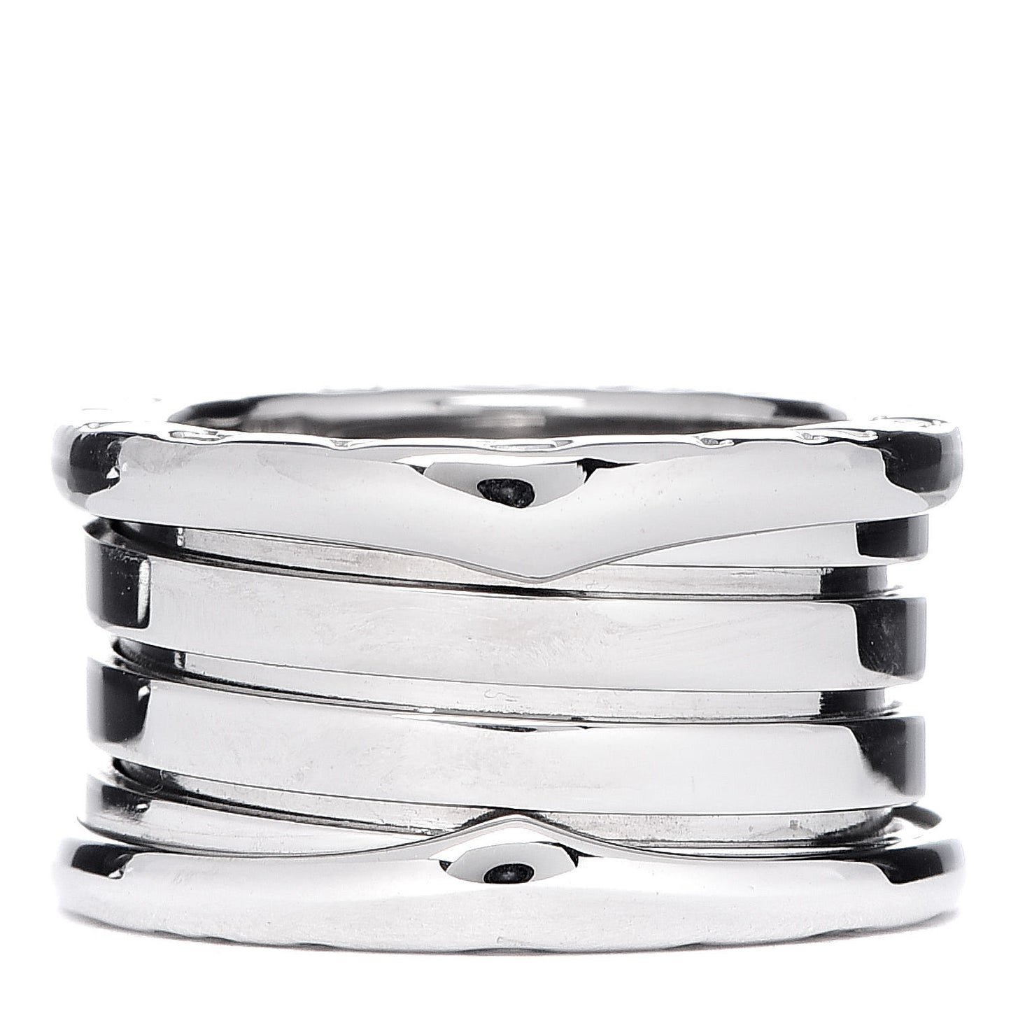 18K White Gold B.Zero1 Four-Band Ring 48 4.5