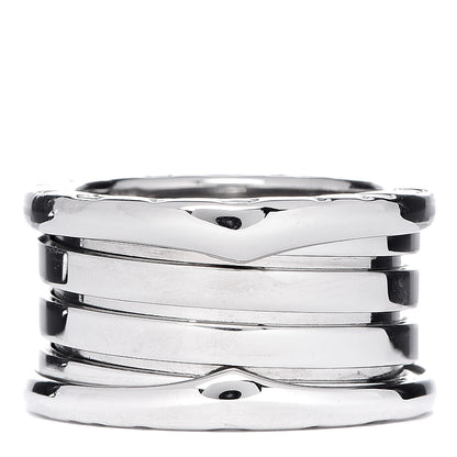 Bulgari 18K White Gold B.Zero1 Four-Band Ring 48 4.5 1 of 5