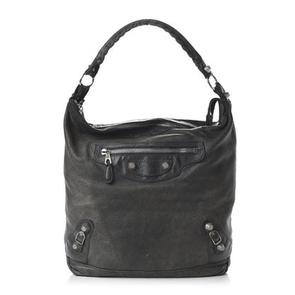 Balenciaga Agneau Giant 21 Silver Hardware Day Hobo Anthracite 1 of 10