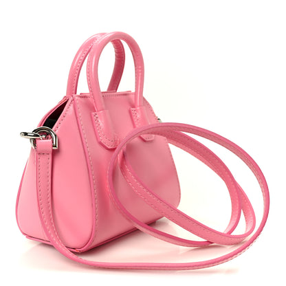 Givenchy Shiny Lord Calfskin Micro Antigona Bright Pink 3 of 10